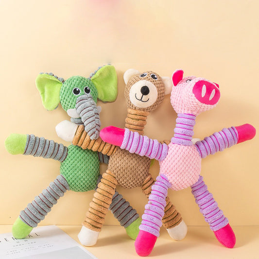 Large Plush Animal Sound Toys for Dogs