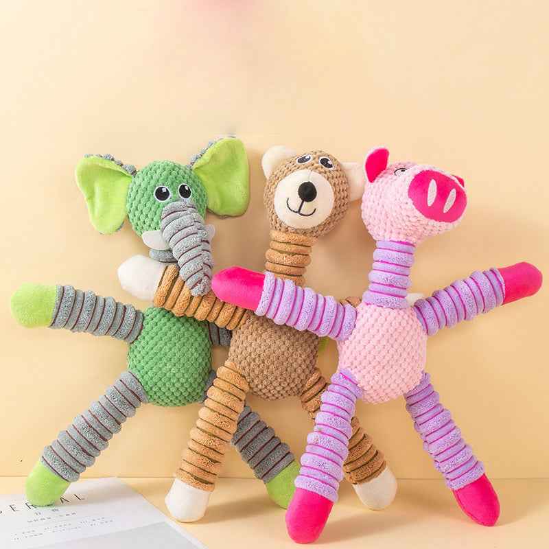 Large Plush Animal Sound Toys for Dogs