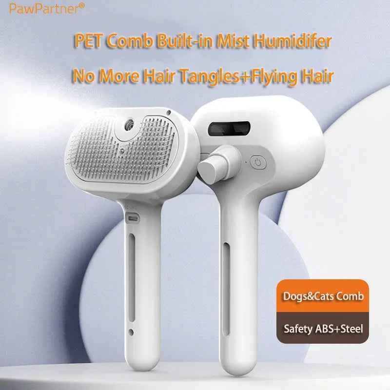 PawPartner Mist Self-Cleaning Pet Comb