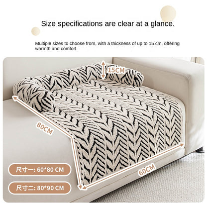 Plush Thick Non-Slip Pet Mat & Bed for Dogs & Cats – Two Sizes