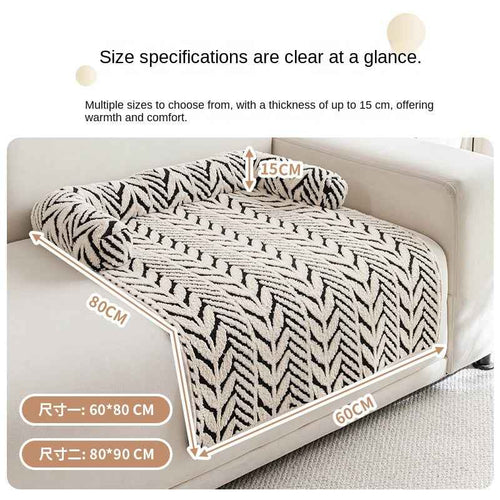 Plush Non-Slip Pet Mat & Bed