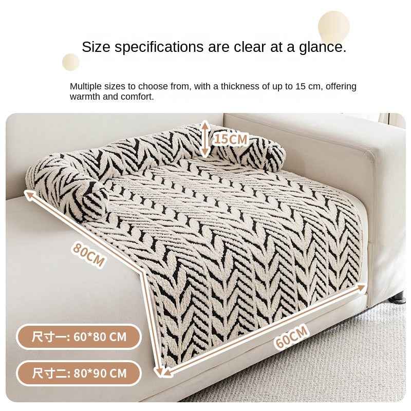 Plush Non-Slip Pet Mat & Bed