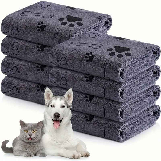 Quick-Dry Microfiber Pet Bath Towel