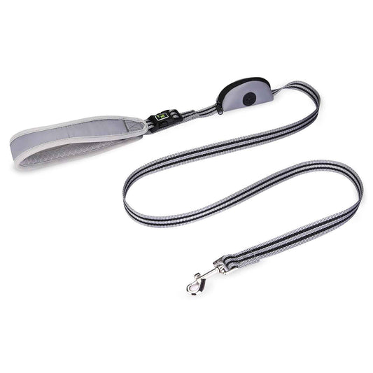 Reflective Nylon Dog Leash 150cm – With Waste Bag Dispenser for All Dog Sizes