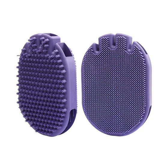 Pet Grooming & Bath Massage Glove – Hair Removal Brush for Dogs & Cats