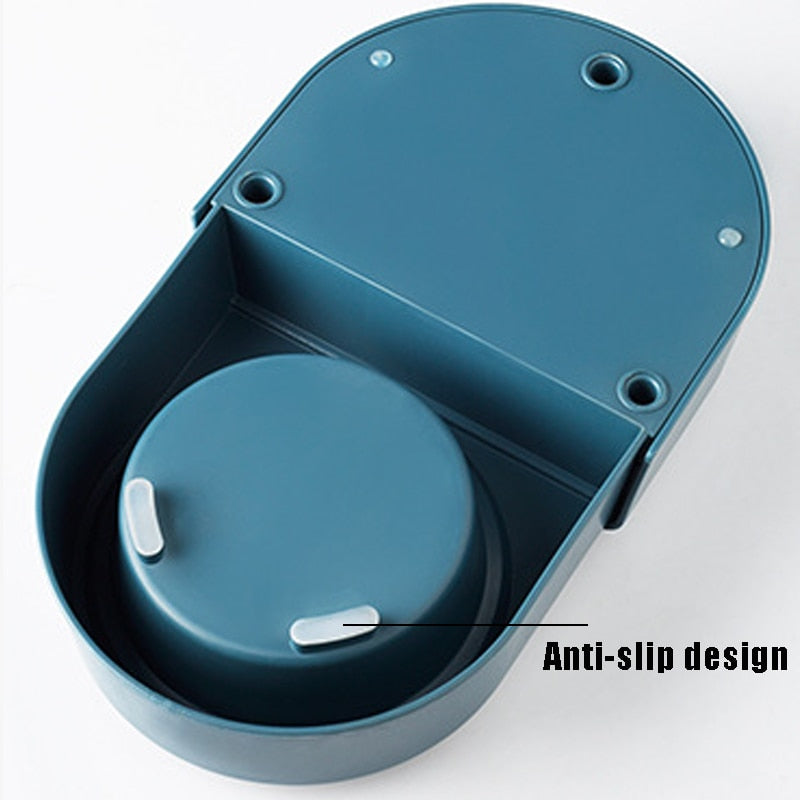 Pet Bowl & Automatic Water Fountain – Anti-Spill Feeder for Dogs & Cats
