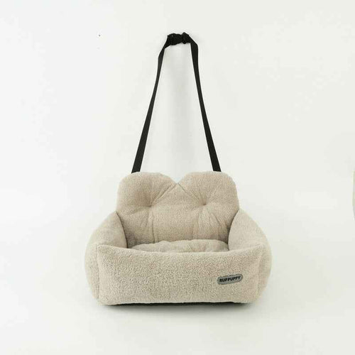 Foldable Pet Car Seat Booster Bed – Safe Travel Carrier for Cats & Small Dogs