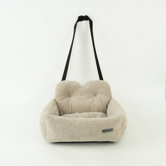 Foldable Pet Car Seat Booster Bed – Safe Travel Carrier for Cats & Small Dogs
