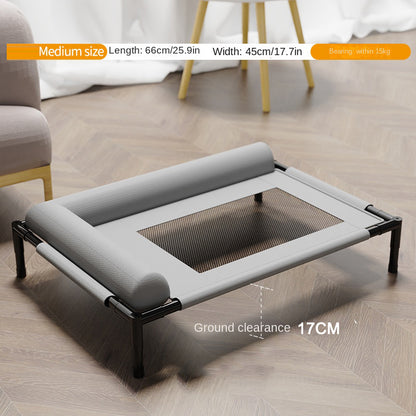Breathable Pet Bed for Cats & Dogs – All-Season Comfort