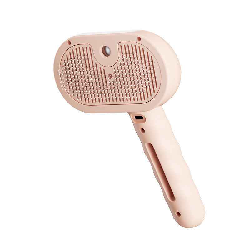 Electric Pet Grooming Comb with Steam Mist – Hair Removal & Styling for Dogs & Cats