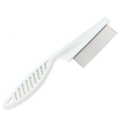 Stainless Steel Pet Flea Comb – Delousing, Detangling & Grooming for Cats & Dogs