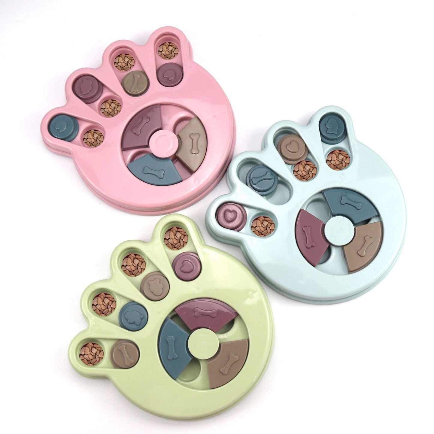 Interactive Slow Feeder Dog Bowl – Puzzle Toy for Dogs & Cats (Multiple Styles)
