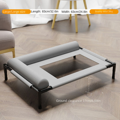 Breathable Pet Bed for Cats & Dogs – All-Season Comfort