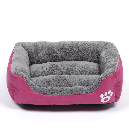 Soft Fleece Pet Bed with Waterproof Base – For Cats & Dogs (S to XXXL)