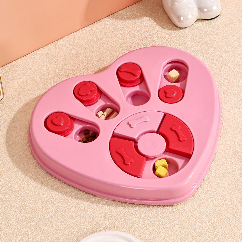 Interactive Slow Feeder Dog Bowl – Puzzle Toy for Dogs & Cats (Multiple Styles)