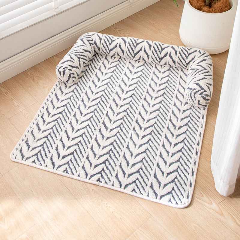 Plush Non-Slip Pet Mat & Bed