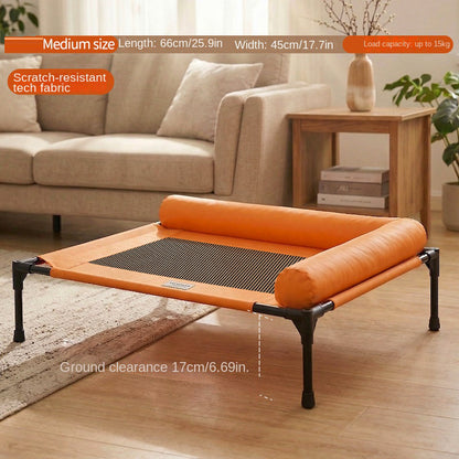 Breathable Pet Bed for Cats & Dogs – All-Season Comfort