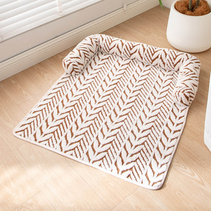 Plush Thick Non-Slip Pet Mat & Bed for Dogs & Cats – Two Sizes