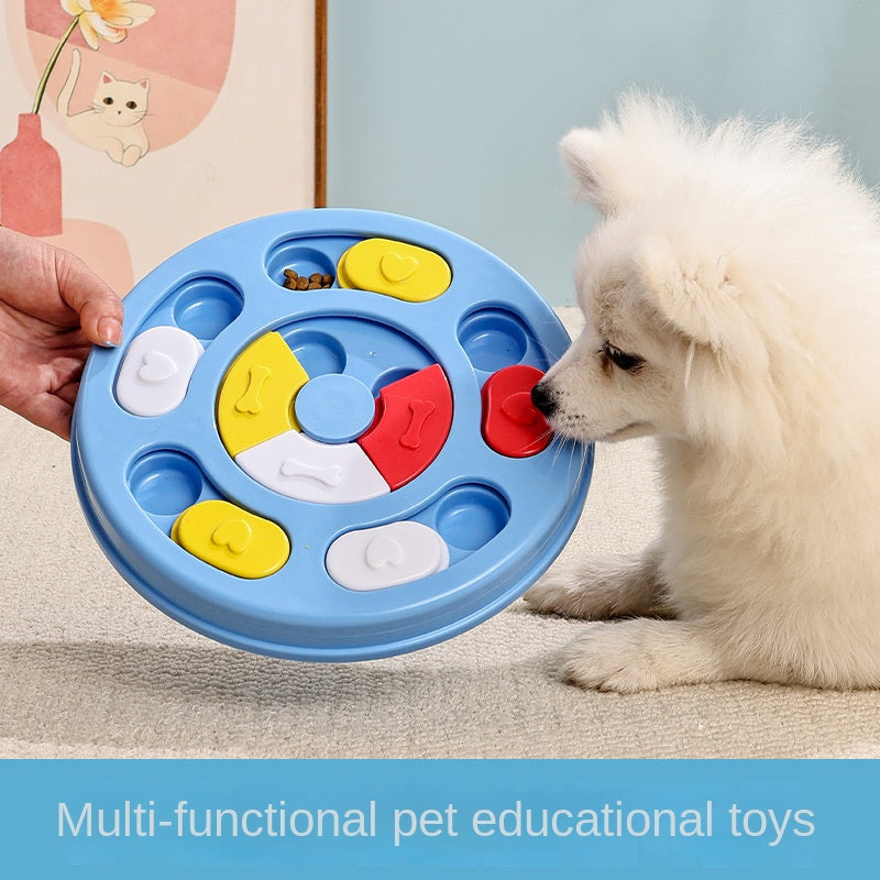 Interactive Slow Feeder Dog Bowl – Puzzle Toy for Dogs & Cats (Multiple Styles)