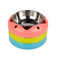 Stainless Steel Non-Slip Pet Bowl – Food & Water Feeder for Dogs & Cats