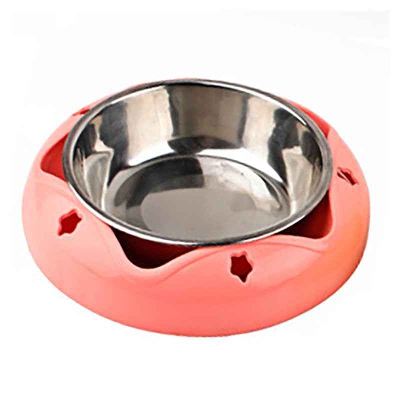 Stainless Steel Non-Slip Pet Bowl – Food & Water Feeder for Dogs & Cats