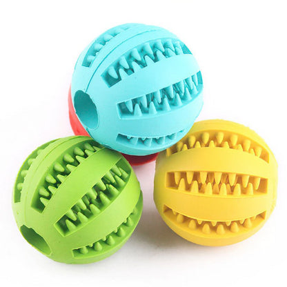 Durable Rubber Chew & Bounce Ball for Dogs – 3 Sizes, 7 Colours