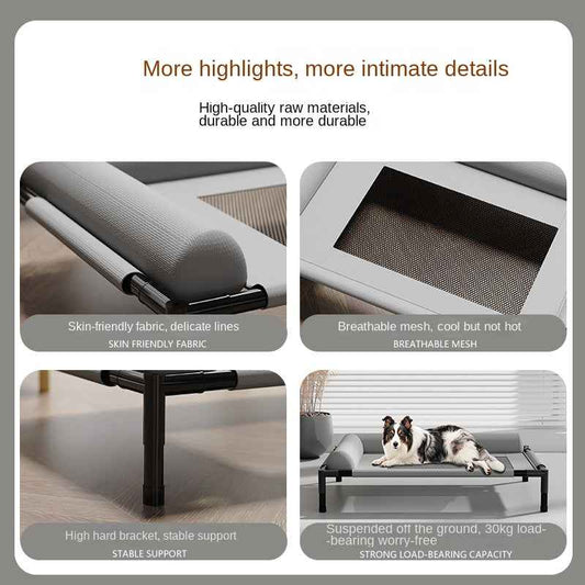 Breathable Pet Bed for Cats & Dogs – All-Season Comfort