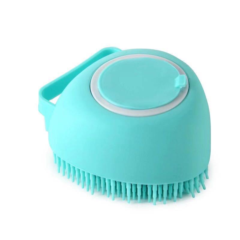 Silicone Pet Bath Massage Glove – Grooming Brush for Dogs & Cats