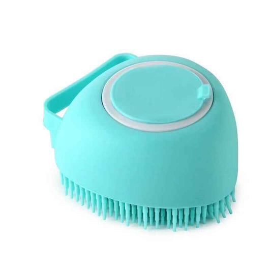 Silicone Pet Bath Massage Glove – Grooming Brush for Dogs & Cats